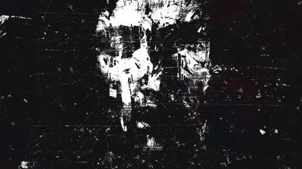 Abstract men monochrome faces wallpaper