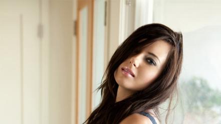 Brunettes blue eyes hands lips nails natasha belle wallpaper