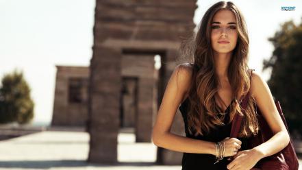 Brunettes women models clara alonso wallpaper