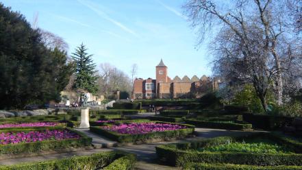 Cityscapes garden holland wallpaper