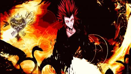 Fire gamers axel kingdom hearts ii wallpaper