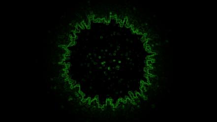 Green black dark wallpaper