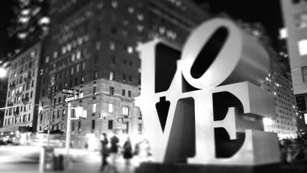 Love cityscapes tilt-shift wallpaper
