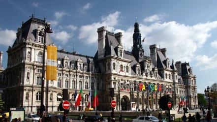 Paris west hotels cropped de ville view wallpaper
