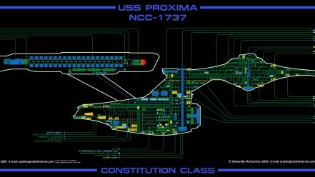 Star trek the next generation voyager schematics wallpaper