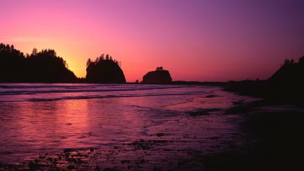 Water sunset wallpaper