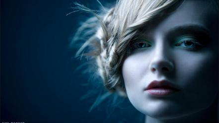 Women blue eyes wallpaper