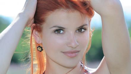 Women redheads wallpaper