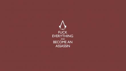 Assassins creed text quotes funny logos wallpaper