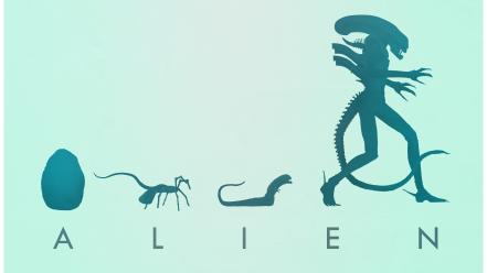 Cycle alien life simple wallpaper