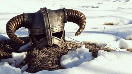 Helmet iron the elder scrolls v: skyrim wallpaper