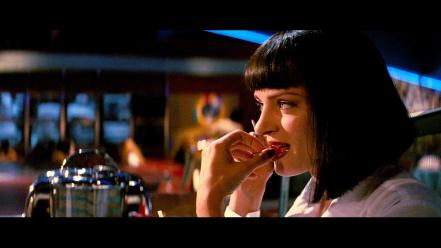 Movies pulp fiction uma thurman wallpaper