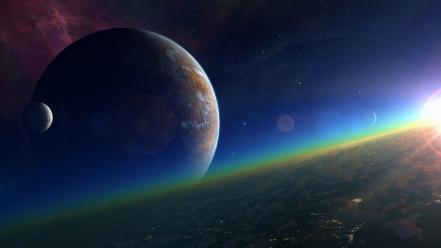 Outer space stars galaxies planets deviantart artwork art wallpaper