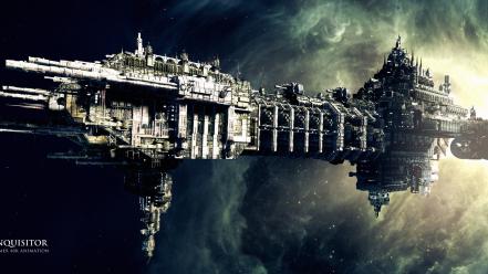 Warhammer 40000 outer space science fiction marines spaceships wallpaper