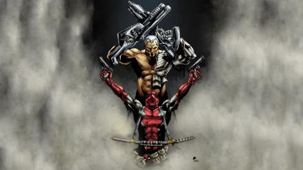 Character deadpool wade wilson marvel comics artwork wallpaper