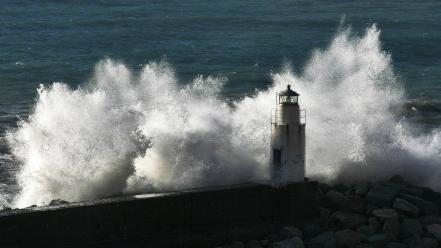 Italy sea storm wallpaper