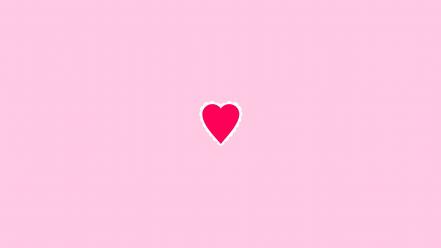 Artwork minimalistic valentine wallpaper
