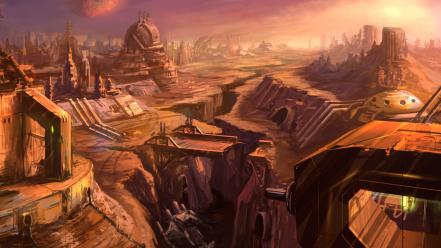 Blizzard entertainment pc peter lee starcraft artwork wallpaper