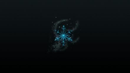 Minimalistic snow wallpaper
