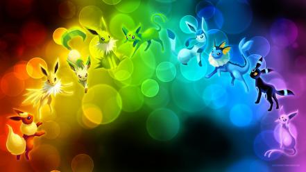 3d espeon flareon glaceon jolteon wallpaper