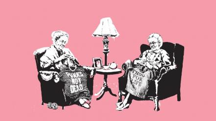 Banksy graffiti wallpaper