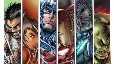 Character iron man marvel comics scarlet witch wallpaper