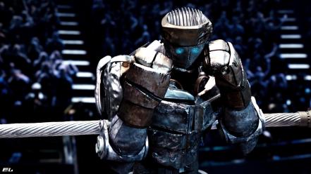 Hugh jackman real steel atom wallpaper