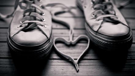 Monochrome shoe laces shoes wallpaper