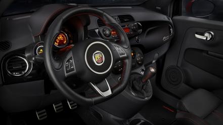 Abarth fiat 500 dashboards wallpaper
