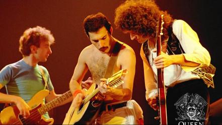 Brian may freddie mercury queen music band rockband wallpaper