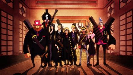Cutty flam franky monkey d luffy nami wallpaper