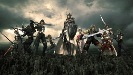 Dissidia final fantasy swords wallpaper