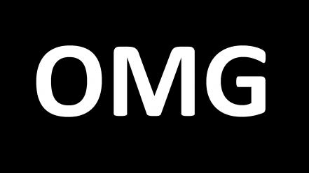 Omg black funny nerd text wallpaper