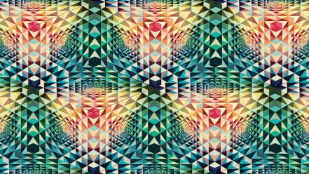 Andy gilmore abstract cubes geometry multicolor wallpaper