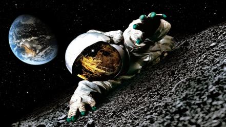 Apollo 18 movie earth moon astronauts movies wallpaper