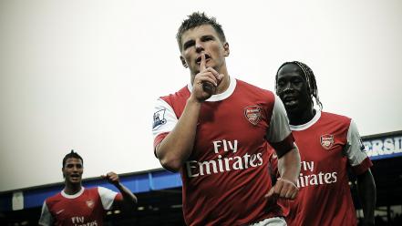 Arsenal fc bacary sagna marouane chamakh soccer wallpaper