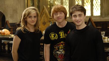 Emma watson harry potter hogwarts rupert grint wallpaper