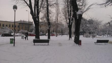 Italy milan city milano snow winter wallpaper