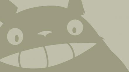 My neighbour totoro minimalistic simple background wallpaper