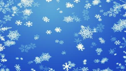 Artwork snow snowflakes winter wallpaper
