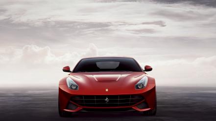 Ferrari f12 berlinetta cars clouds front wallpaper