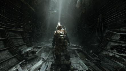 Metro 2033 artwork light video games wallpaper