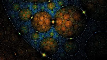 Abstract fractals synapse virus wallpaper