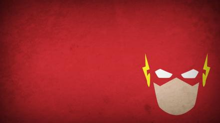 Flash superhero blo0p minimalistic red background superheroes wallpaper