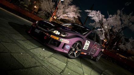 Gran turismo sakura subaru impreza wrx wallpaper