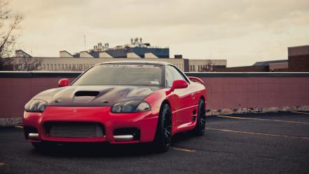 Mitsubishi 3000gt red tuning vehicles wallpaper