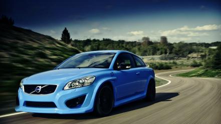 Polestar volvo c30 cars concept art roads wallpaper