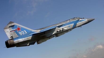 Aircraft mig-31 foxhound mikoyan-gurevich russian air force wallpaper