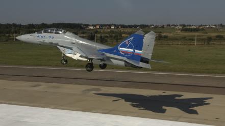 Aircraft mig-35 fulcrum-f russian air force wallpaper