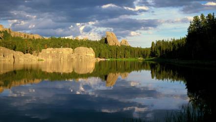 Black hills lakes south dakota wallpaper